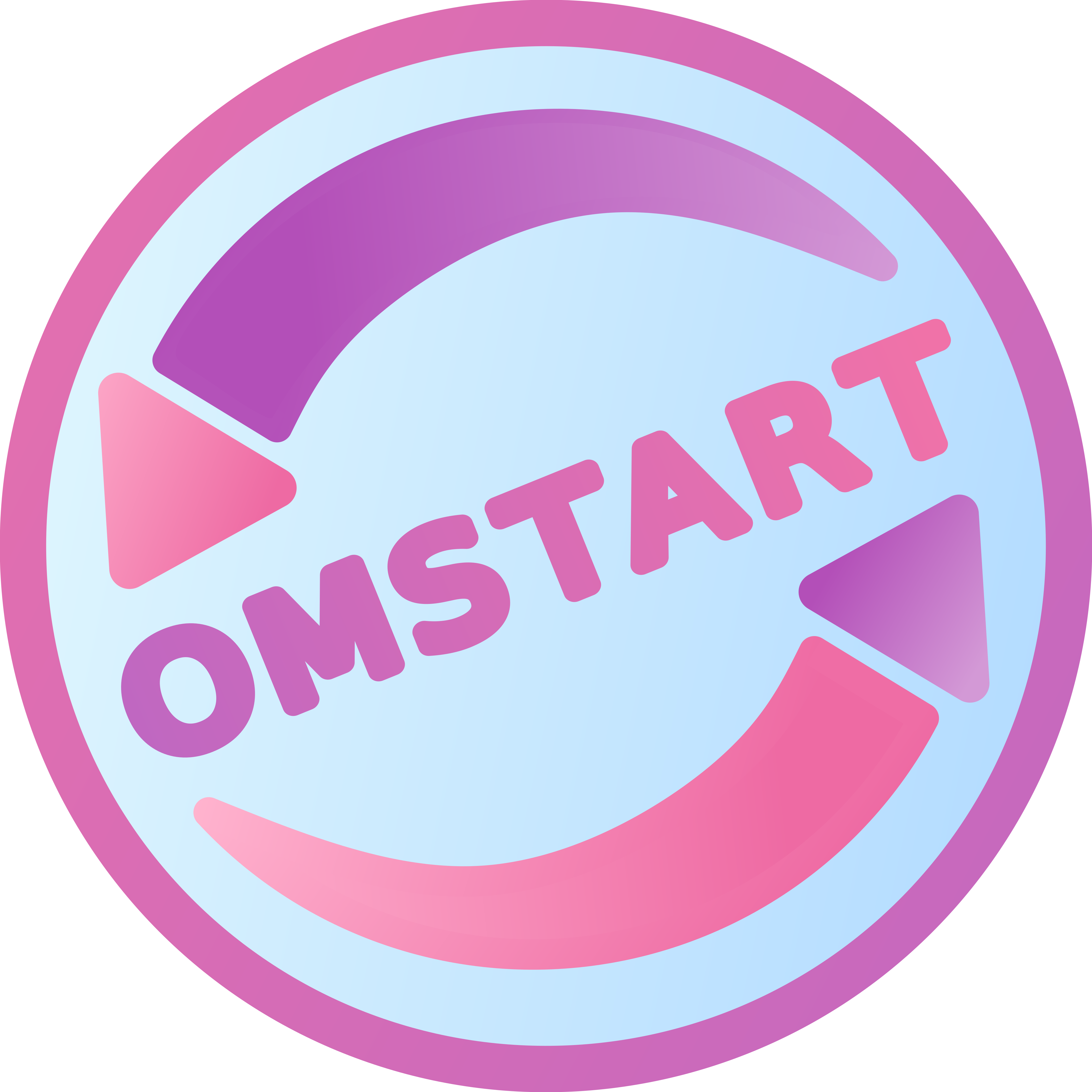 Omstart logo